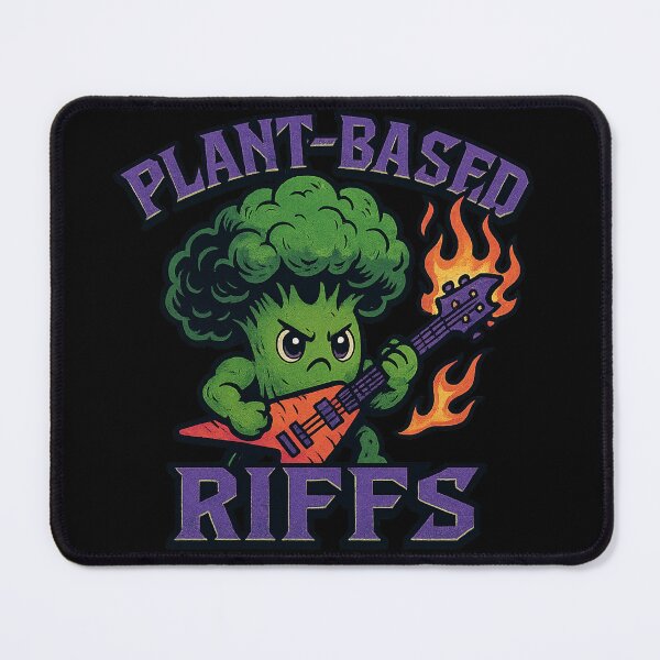 Item preview, Plant Based Riffs - Gift for Vegan Guitarist Musicians Heavy Metal Art designed and sold by Jarminis.