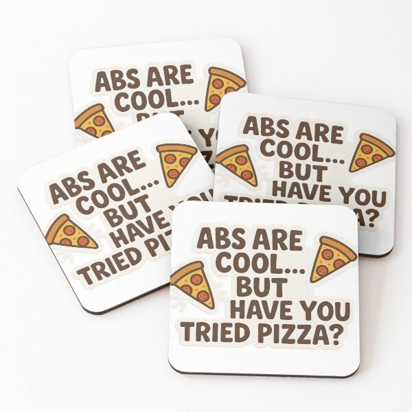 Item preview, Abs Are Cool But Have You Tried Pizza Quote designed and sold by SassyArtistry.