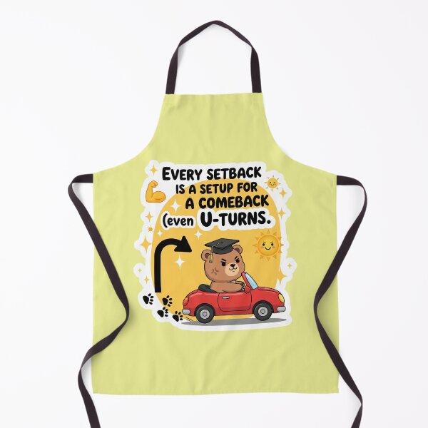 Item preview, Inspirational Quote Bear Sticker – Cute Motivational Car Decal with Funny Positive Psychology Saying, Uplifting Animal Design for Laptop, Water Bottle, Notebook, and Gift Idea designed and sold by bvdesignart.