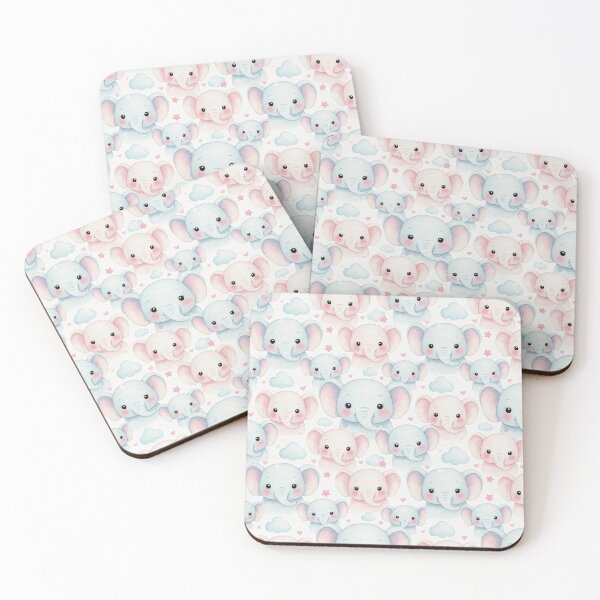 Item preview, Watercolor elephants designed and sold by Victoria Riabov.