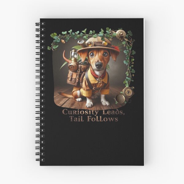 Item preview, explorer dog, a small dog with explorer equipment,  designed and sold by miro-bob-design.