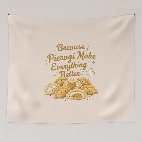 Artikelvorschau, Weil Pierogi alles besser machen entworfen und verkauft von musthavewords.