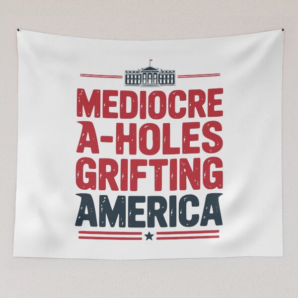 Item preview, Mediocre A-Holes Grifting America Anti MAGA Vintage designed and sold by EthosWear.