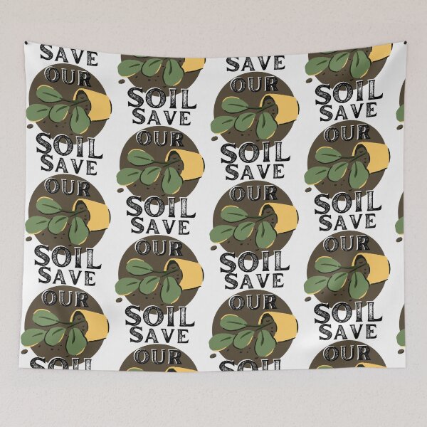 Item preview, Save Soil  designed and sold by PreppieLook.