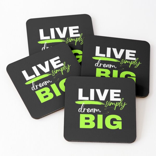 Item preview, live simply dream big - Motivational Quote T-Shirt designed and sold by Sheon.mode.