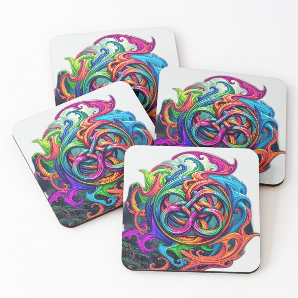 Item preview, Colorful Celtic Knots with Swirling Patterns designed and sold by sharon1210.