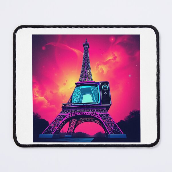 Item preview, 1980s Sci-Fi Eiffel Tower Art designed and sold by sharon1210.