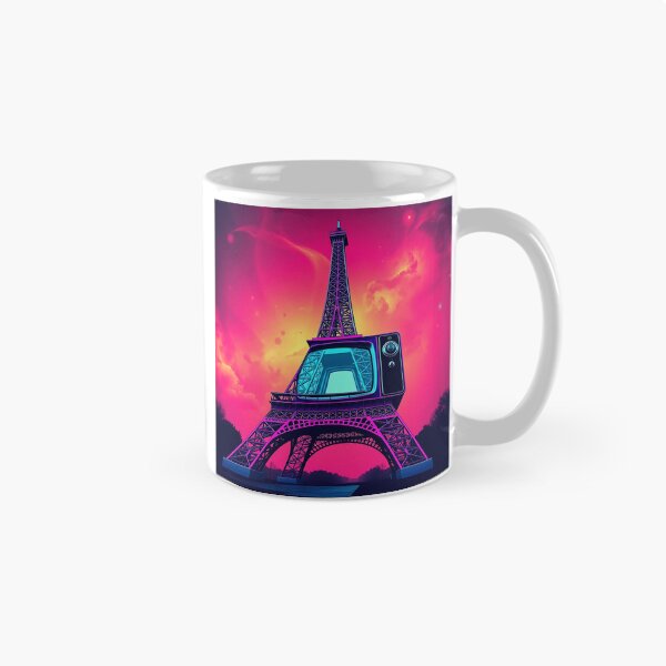 Item preview, 1980s Sci-Fi Eiffel Tower Art designed and sold by sharon1210.