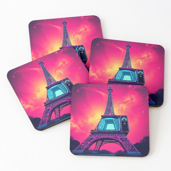 Item preview, 1980s Sci-Fi Eiffel Tower Art designed and sold by sharon1210.