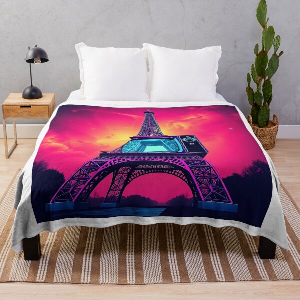Item preview, 1980s Sci-Fi Eiffel Tower Art designed and sold by sharon1210.