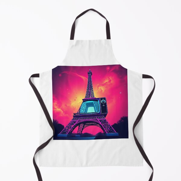Item preview, 1980s Sci-Fi Eiffel Tower Art designed and sold by sharon1210.