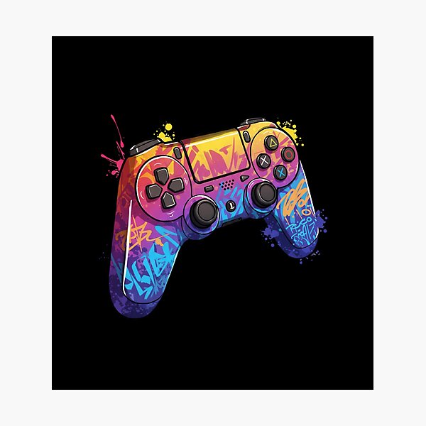 Item preview, Controlador de juego con diseño de grafiti designed and sold by ARM-Designs.