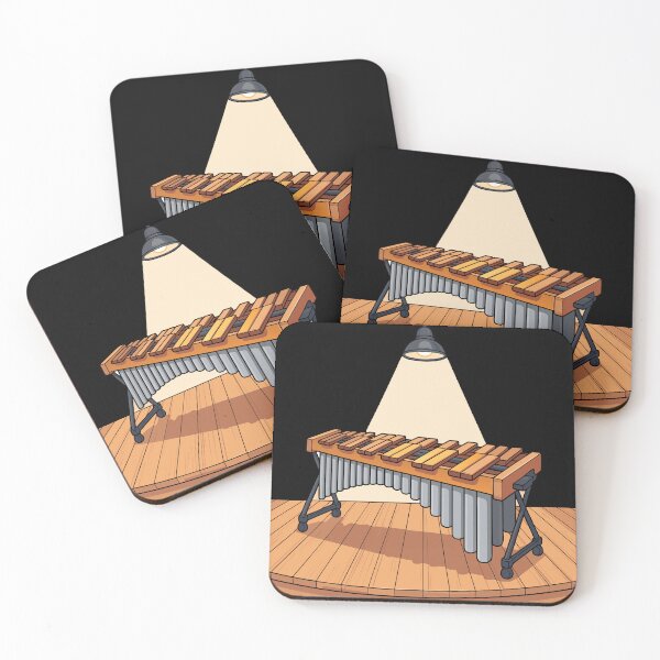 Item preview, Cartoon Marimba Vibraphone Sticker – Cute Percussion Instrument Design designed and sold by VividOrganica.