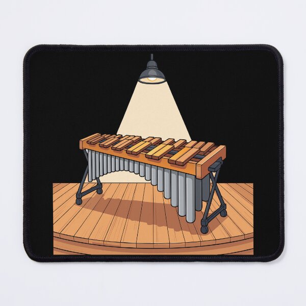Item preview, Cartoon Marimba Vibraphone Sticker – Cute Percussion Instrument Design designed and sold by VividOrganica.