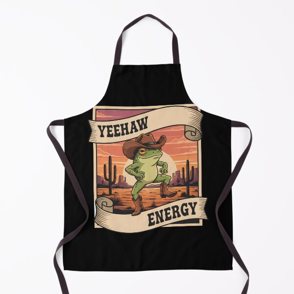 Item preview, Cowboy Frog Sticker – Yeehaw Energy Western Design designed and sold by Vrixat.