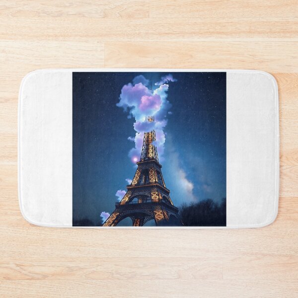Item preview, Eiffel Tower with Cosmic Nebula designed and sold by sharon1210.