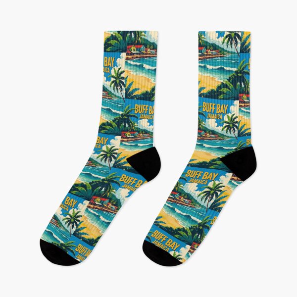 Item preview, Buff Bay Jamaica Vintage Travel Tourism designed and sold by TravelersGems.