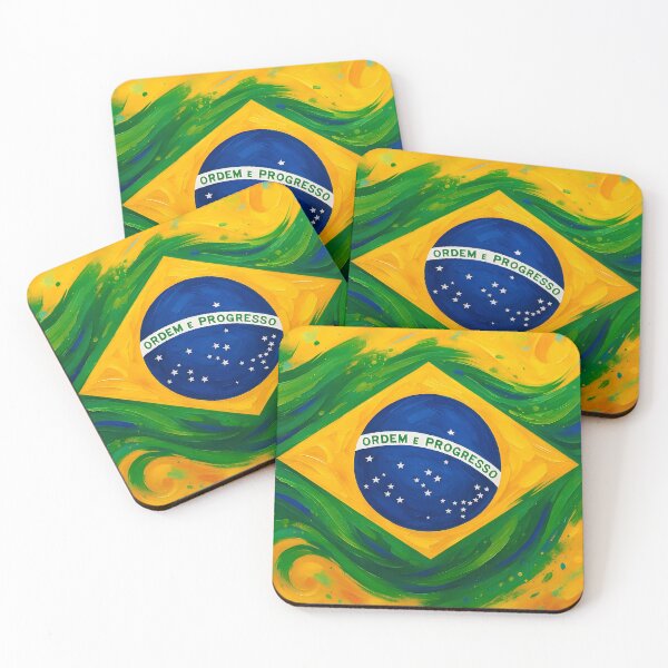 Item preview, Brazil Flag designed and sold by maistendencias.