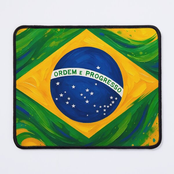 Item preview, Brazil Flag designed and sold by maistendencias.