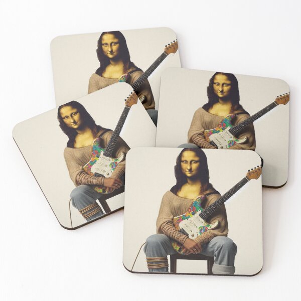 Item preview, "Mona Licks-a – Da Vinci’s Lost Guitar Solo!" designed and sold by Print Fiction.