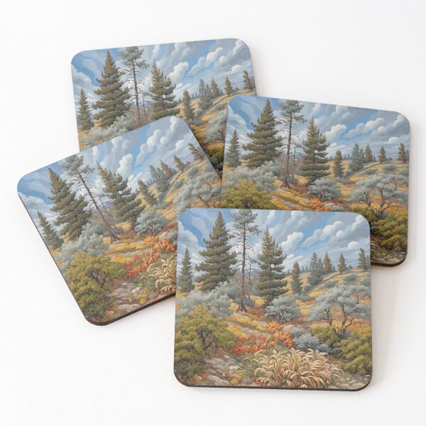 Item preview, Yellowstone Landscape No5 painted photo designed and sold by WallsAlive.