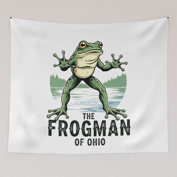 Item preview, The Frogman of Ohio Cryptid Legend designed and sold by k3rstman1.