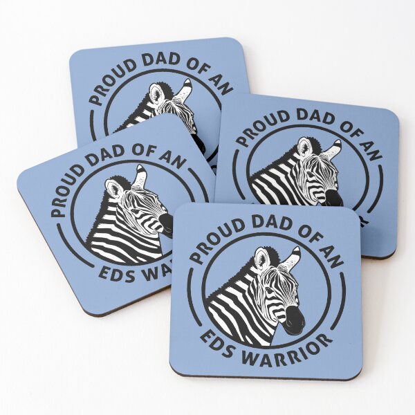 Item preview, Proud Dad of a Zebra Strong EDS Warrior designed and sold by Designs by Jesabee.