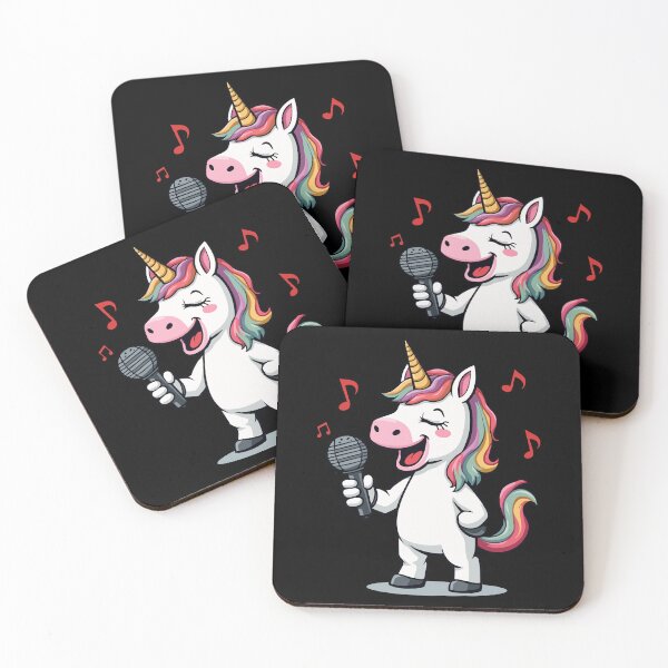 Artikelvorschau, Singendes Einhorn –  für Fantasy- und Karaoke-Fans entworfen und verkauft von Hans-Design.