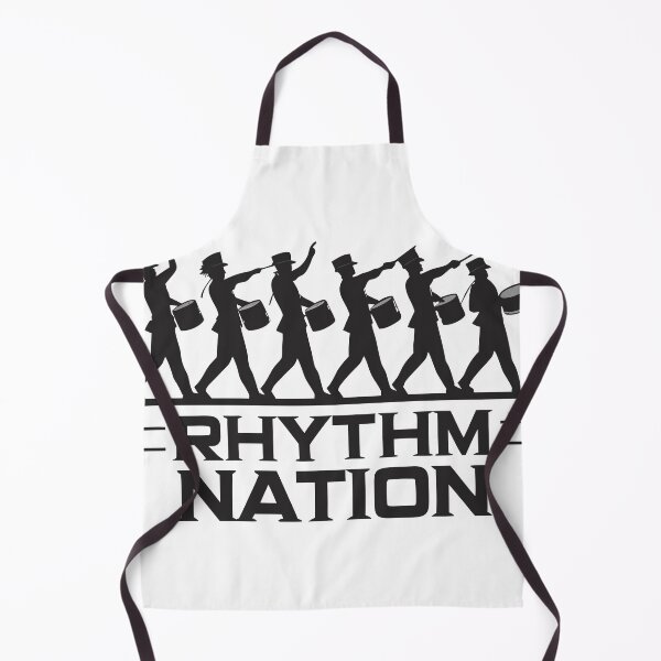 Item preview, Rhythm Nation Drumline Silhouette – Marching Band Percussion Design designed and sold by VividOrganica.