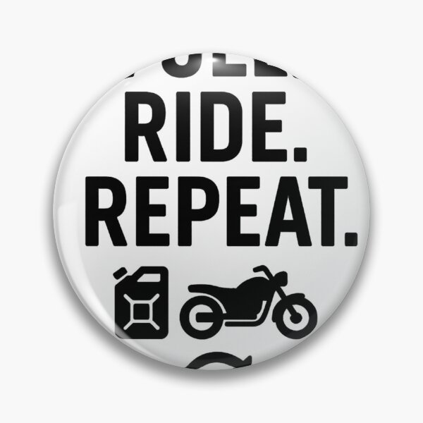 Artikelvorschau, Fuel Ride Repeat – Lustiges Lifestyle-Design für Motorradfahrer entworfen und verkauft von fjurcev.
