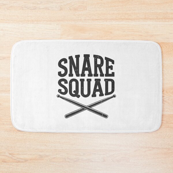 Item preview, Snare Squad Sticker – Drumline Percussion Varsity Typography Design designed and sold by VividOrganica.
