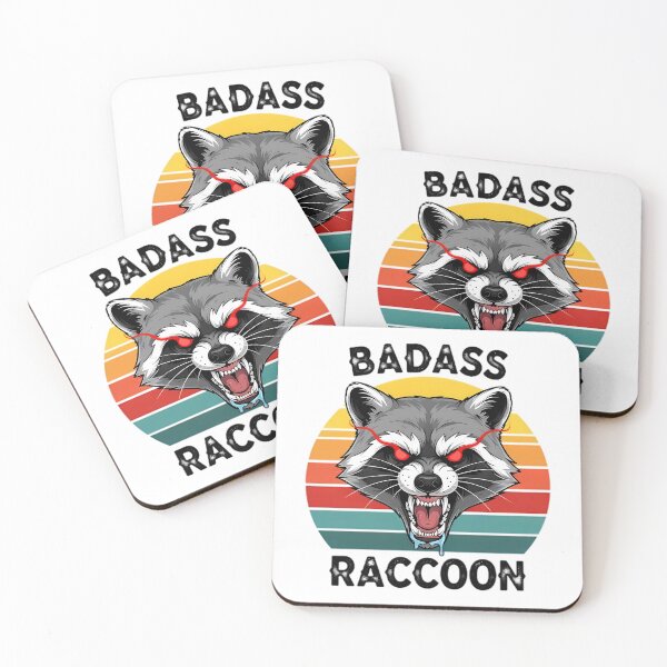 Item preview, Badass Raccoon designed and sold by Linework Studio.