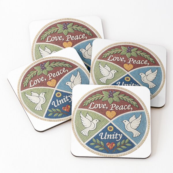 Item preview, LOVE, PEACE, UNITY designed and sold by likbatonboot.