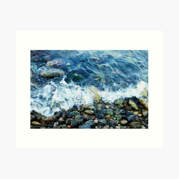Item preview, Rocky shoreline designed and sold by Agnes McGuinness.