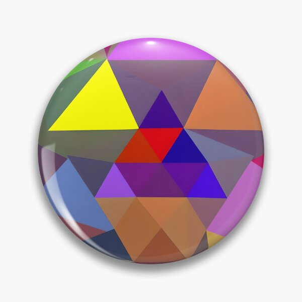 Item preview, triangular abstract pattern colorful design designed and sold by SmashingDeals.