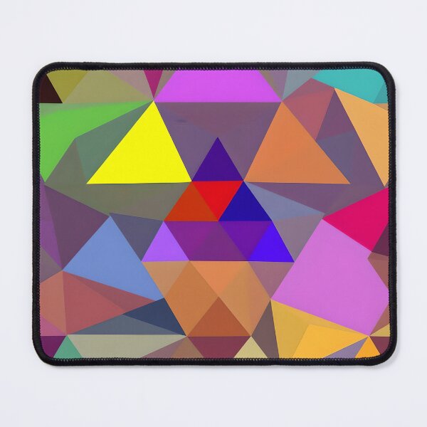 Item preview, triangular abstract pattern colorful design designed and sold by SmashingDeals.