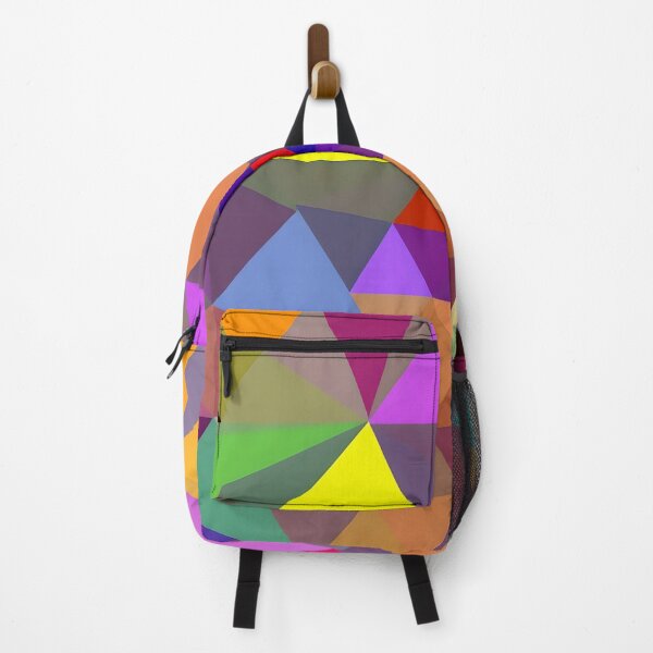 Item preview, triangular abstract pattern colorful design designed and sold by SmashingDeals.