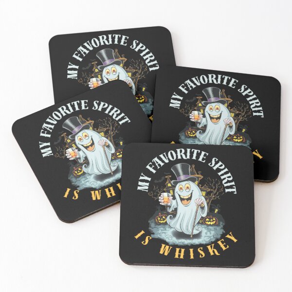 Item preview, My Favorite Spirit Is Whiskey Funny Gifts For Halloween Themes designed and sold by SkymarArt.