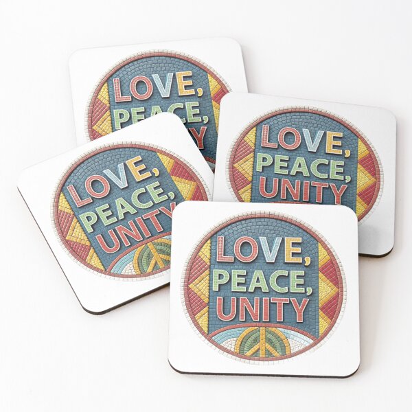 Item preview, LOVE, PEACE, UNITY designed and sold by likbatonboot.