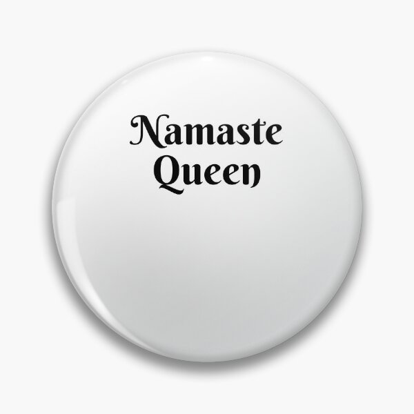 Item preview, Namaste Queen funny cute woman yoga meditation designed and sold by snowry.