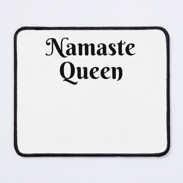 Item preview, Namaste Queen funny cute woman yoga meditation designed and sold by snowry.