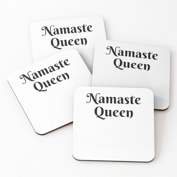 Item preview, Namaste Queen funny cute woman yoga meditation designed and sold by snowry.
