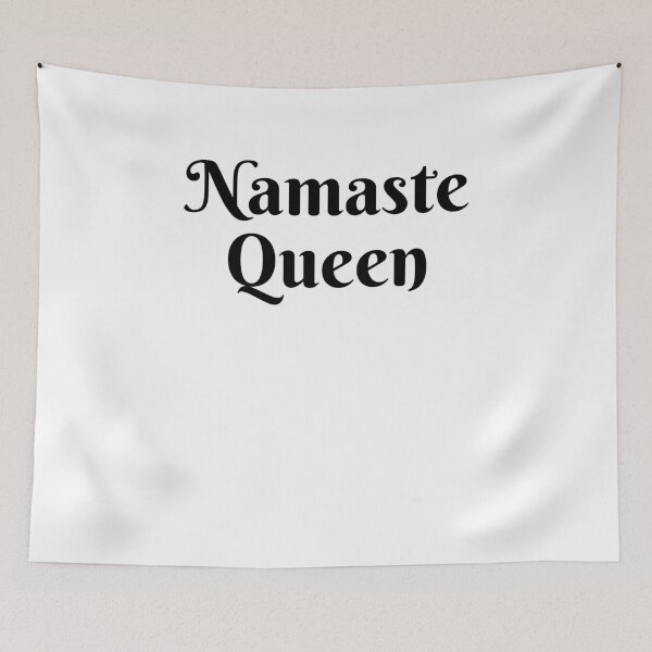 Item preview, Namaste Queen funny cute woman yoga meditation designed and sold by snowry.