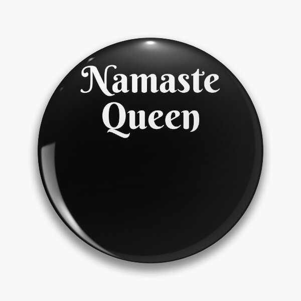 Item preview, Namaste Queen funny cute woman yoga instructor meditation designed and sold by snowry.