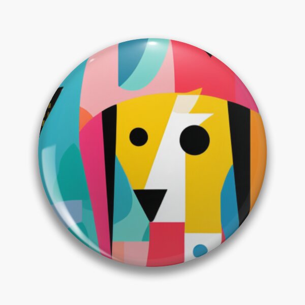 Item preview, Colorful Abstract Dog Geometric Art designed and sold by ScotlandYards Designs.