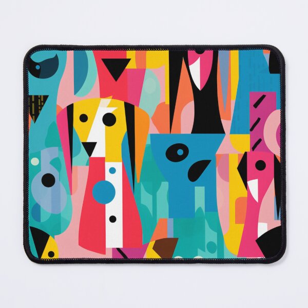 Item preview, Colorful Abstract Dog Geometric Art designed and sold by ScotlandYards Designs.