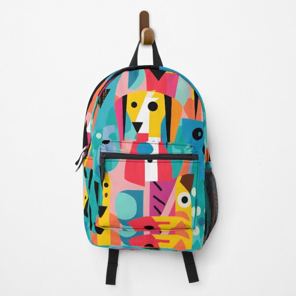 Item preview, Colorful Abstract Dog Geometric Art designed and sold by ScotlandYards Designs.