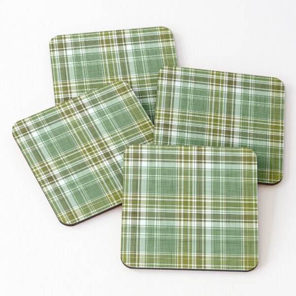 Item preview, Green Leaves Tropical Breeze Plaid Seamless Repeat  designed and sold by Sharon Schwalbe.