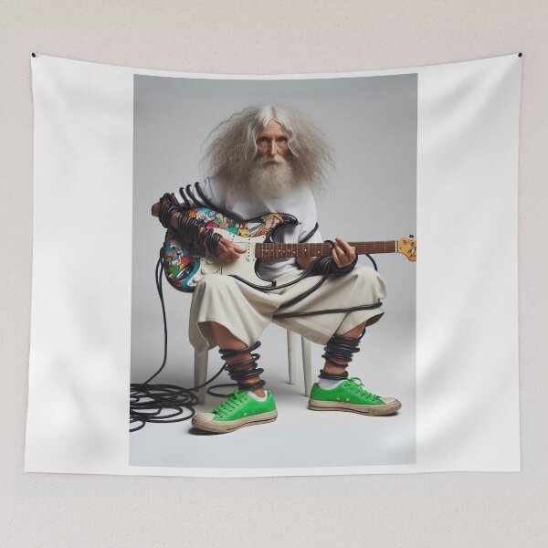 Item preview, "Guitarrested Development: Shred Happens When You’re Strapped for Sanity" designed and sold by Print Fiction.