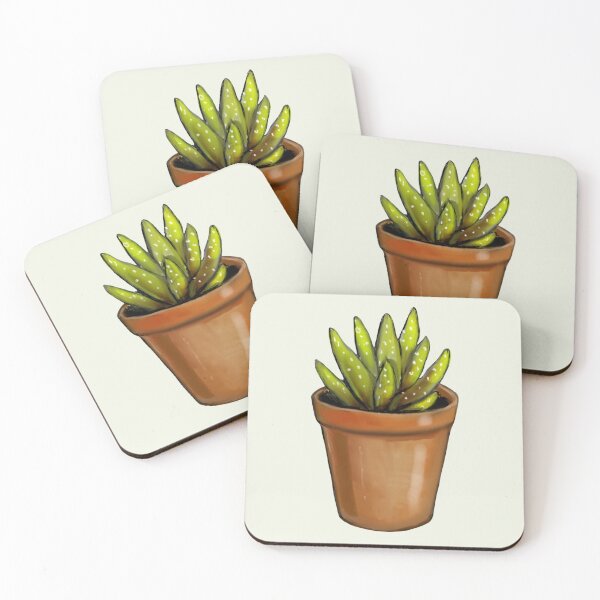 Item preview, Cactus in a Flower Pot, Hand Drawn Digital Art, Succulent designed and sold by JoyfulWhimsy.